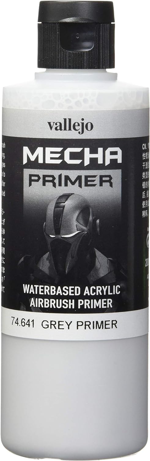 74.641 Vallejo Mecha Primer - Grey (200ml) | Grognard Games