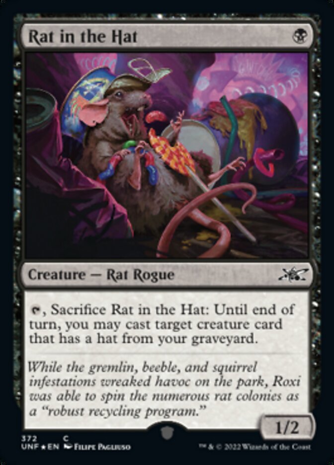 Rat in the Hat (Galaxy Foil) [Unfinity] | Grognard Games