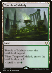 Temple of Malady [Phyrexia: All Will Be One Commander] | Grognard Games