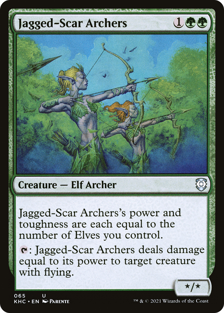 Jagged-Scar Archers [Kaldheim Commander] | Grognard Games