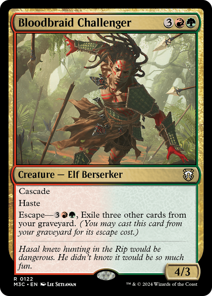 Bloodbraid Challenger [Modern Horizons 3 Commander] | Grognard Games