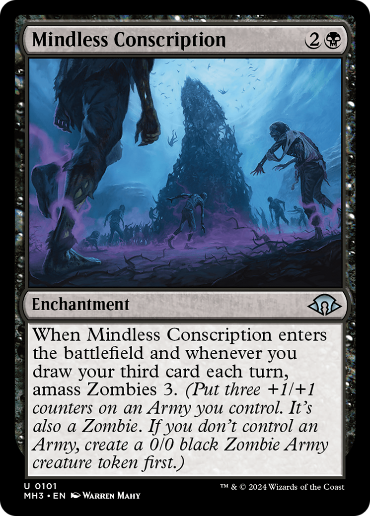 Mindless Conscription [Modern Horizons 3] | Grognard Games