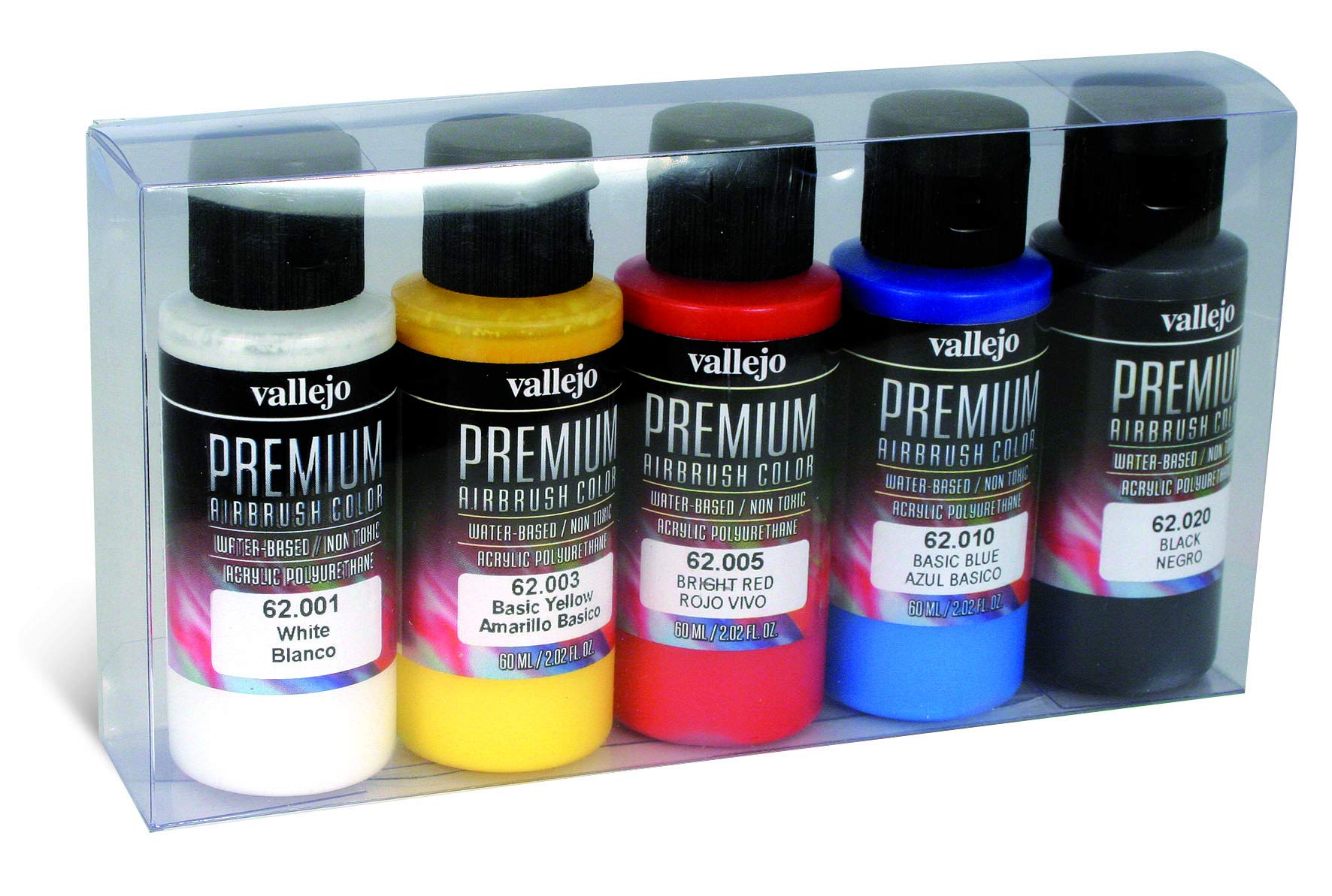 Vallejo Premium Airbush Color Polyurethane 5 Pack | Grognard Games