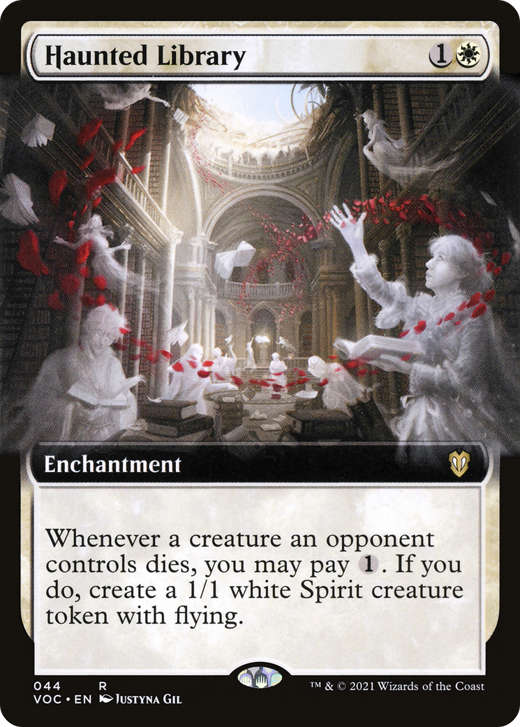 Haunted Library (Extended) [Innistrad: Crimson Vow Commander] | Grognard Games