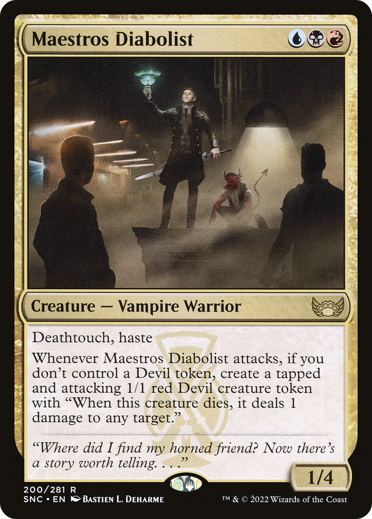 Maestros Diabolist [Streets of New Capenna] | Grognard Games