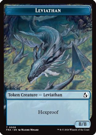 Leviathan // Beast Double-Sided Token (FRA-6 // 8) - Reality Fracture | Grognard Games