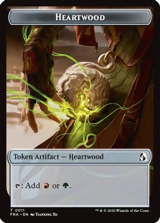 Heartwood // Thopter Double-Sided Token (FRA-11 // 14) - Reality Fracture | Grognard Games