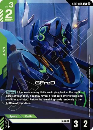 GFreD (C+) - Starter Deck 13 Silent Barrage (ST13-005) Holofoil | Grognard Games
