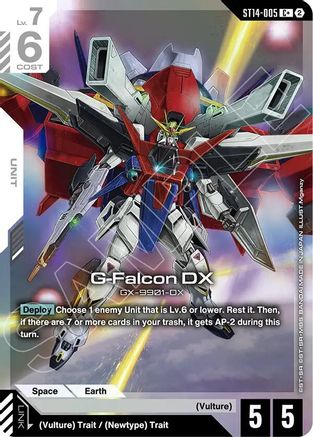 G-Falcon DX (C+) - Starter Deck 14 Heavy Dominion (ST14-005) Holofoil | Grognard Games