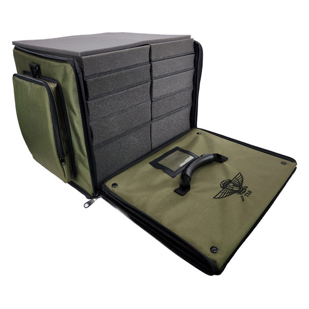 battle foam vs tackl box Battlefoam P.A.C.K. 720 Molle Half Tray Standard Foam load out (Olive Green)