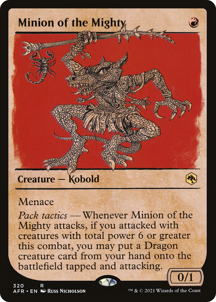 Minion of the Mighty (Showcase) [Dungeons & Dragons: Adventures in the Forgotten Realms] | Grognard Games