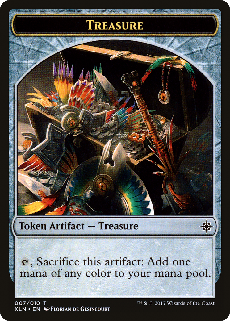 Treasure (XLN-007) - Ixalan Tokens Foil | Grognard Games