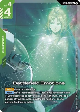 Battlefield Emotions (C+) - Starter Deck 14 Heavy Dominion (ST14-015) Holofoil | Grognard Games
