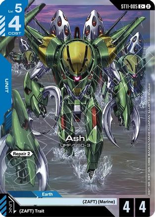 Ash (C+) - Starter Deck 11 Aquatic Assault (ST11-005) Holofoil | Grognard Games