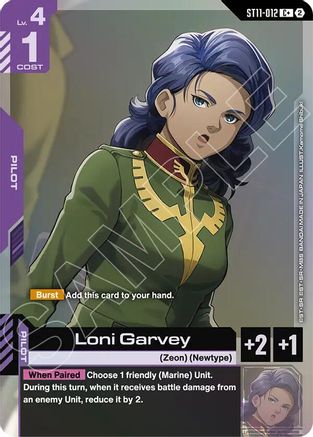 Loni Garvey (C+) - Starter Deck 11 Aquatic Assault (ST11-012) Holofoil | Grognard Games
