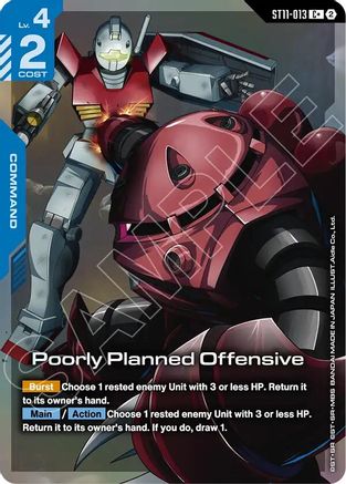 Poorly Planned Offensive (C+) - Starter Deck 11 Aquatic Assault (ST11-013) Holofoil | Grognard Games