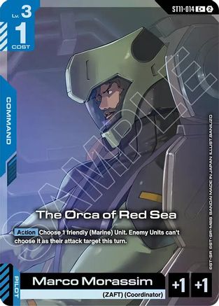 The Orca of Red Sea (C+) - Starter Deck 11 Aquatic Assault (ST11-014) Holofoil | Grognard Games
