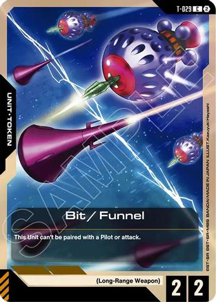 Bit / Funnel (T-029) Token - Starter Deck 13 Silent Barrage (T-029) | Grognard Games
