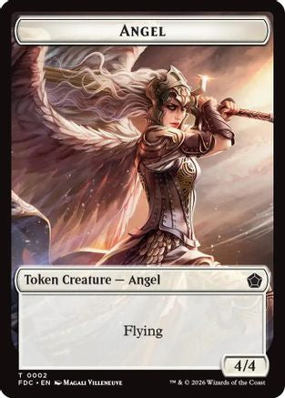 Angel (0002) // The Monarch Double-Sided Token (FDC-2 // 17) - Commander: Foundations | Grognard Games
