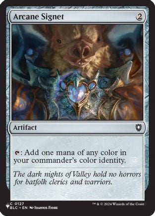 Arcane Signet (BLC) (LIST-127) - The List Reprints | Grognard Games