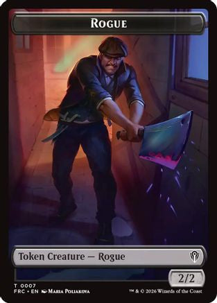 Rogue // Zombie Army Double-Sided Token (FRC-7 // 8) - Commander: Reality Fracture Foil | Grognard Games