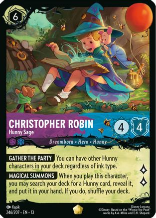 Christopher Robin - Hunny Sage (246/207) - Illumineers Quest The Great Hunny Rescue Cold Foil | Grognard Games