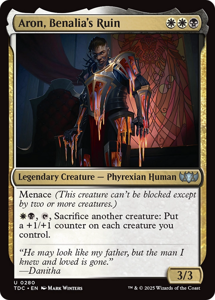 Aron, Benalia's Ruin [Tarkir: Dragonstorm Commander] | Grognard Games