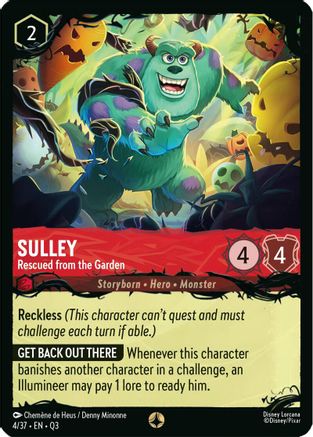 Sulley - Rescued from the Garden (4/37) - Illumineers Quest The Great Hunny Rescue | Grognard Games