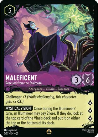 Maleficent - Rescued from the Staircase (5/37) - Illumineers Quest The Great Hunny Rescue | Grognard Games