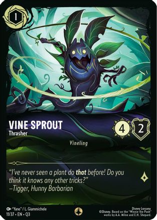 Vine Sprout - Thrasher (11/37) - Illumineers Quest The Great Hunny Rescue | Grognard Games