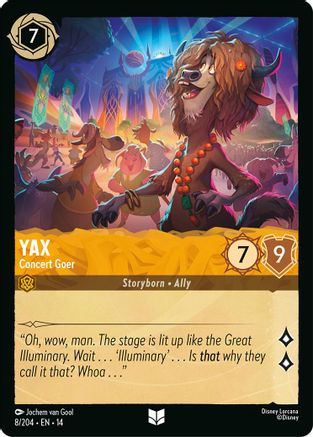 Yax - Concert Goer (8/204) - Hyperia City Cold Foil | Grognard Games