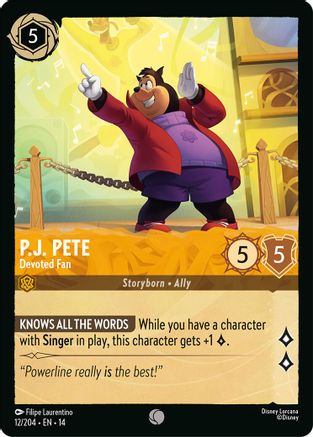 P.J. Pete - Devoted Fan (12/204) - Hyperia City | Grognard Games