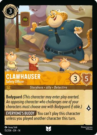 Clawhauser - Safety Officer (15/204) - Hyperia City | Grognard Games