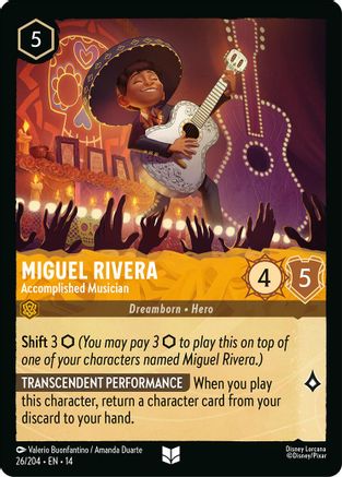 Miguel Rivera - Accomplished Musician (26/204) - Hyperia City | Grognard Games