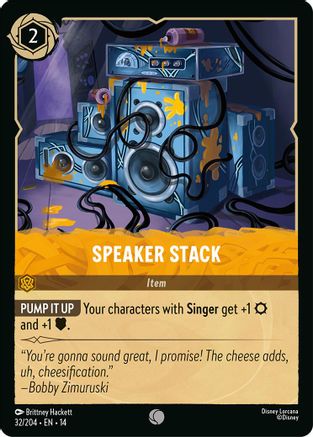 Speaker Stack (32/204) - Hyperia City | Grognard Games
