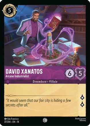 David Xanatos - Arcane Industrialist (37/204) - Hyperia City Cold Foil | Grognard Games