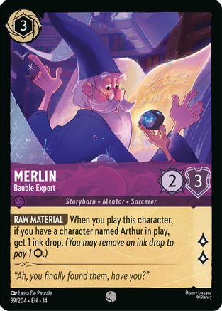 Merlin - Bauble Expert (39/204) - Hyperia City Cold Foil | Grognard Games