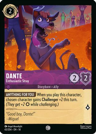 Dante - Enthusiastic Stray (43/204) - Hyperia City Cold Foil | Grognard Games