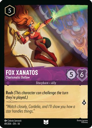 Fox Xanatos - Charismatic Outlaw (49/204) - Hyperia City | Grognard Games