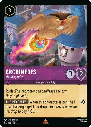 Archimedes - Messenger Owl (58/204) - Hyperia City | Grognard Games