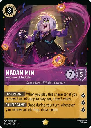 Madam Mim - Resourceful Trickster (59/204) - Hyperia City | Grognard Games