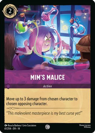 Mim's Malice (61/204) - Hyperia City Cold Foil | Grognard Games