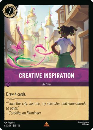 Creative Inspiration (65/204) - Hyperia City Cold Foil | Grognard Games