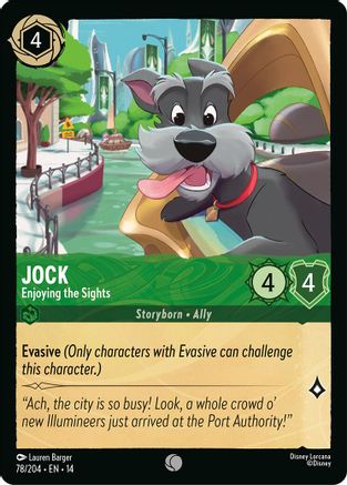 Jock - Enjoying the Sights (78/204) - Hyperia City Cold Foil | Grognard Games