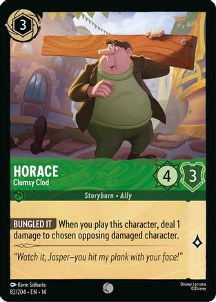Horace - Clumsy Clod (82/204) - Hyperia City | Grognard Games