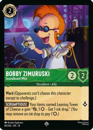 Bobby Zimuruski - Soundboard Whiz (84/204) - Hyperia City Cold Foil | Grognard Games