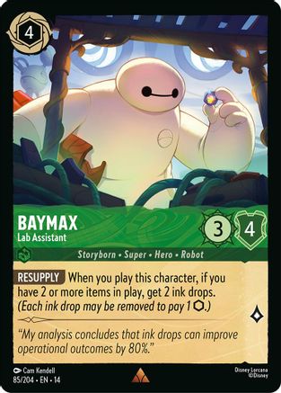 Baymax - Lab Assistant (85/204) - Hyperia City Cold Foil | Grognard Games