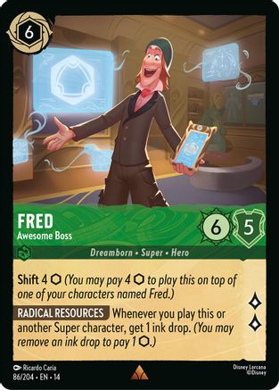 Fred - Awesome Boss (86/204) - Hyperia City Cold Foil | Grognard Games