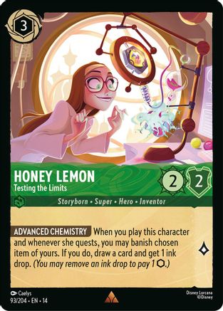 Honey Lemon - Testing the Limits (93/204) - Hyperia City Cold Foil | Grognard Games