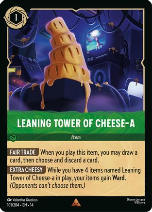 Leaning Tower of Cheese-a (101/204) - Hyperia City | Grognard Games